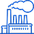 industries Icône illustrant une usine