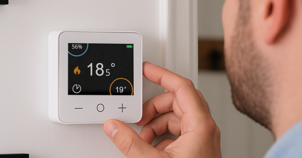 Image représentant le réglage de la température BMS