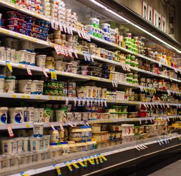 image illustrant un rayon d'un hypermarché