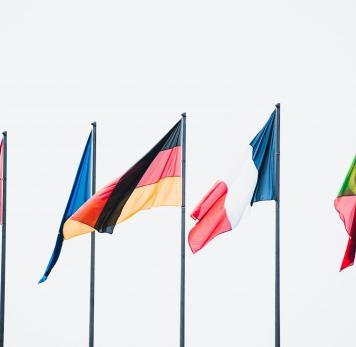 Image illustrant des drapeaux français et allemand
