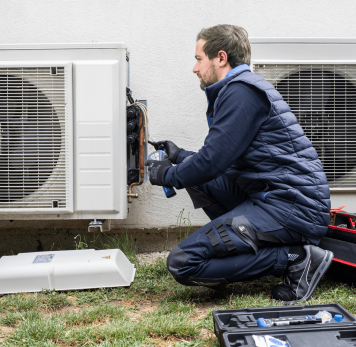 Image illustrant l'installation d'une PAC