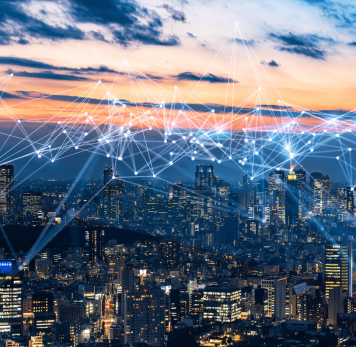 Image illustrant une smart city