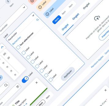 Image illustrant le design system Datanumia
