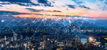 Image illustrant une smart city