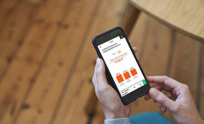 Image illustrant un outil de suivi de consommation gaz