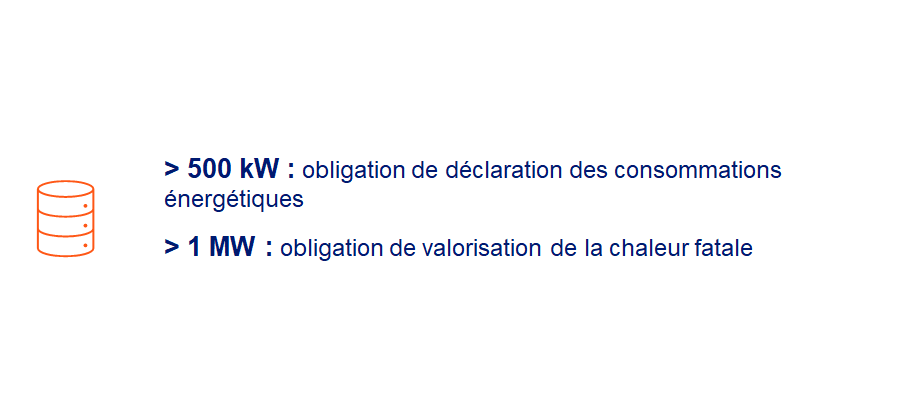 Image illustrant les nouvelles obligations pour les data centers