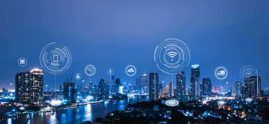 Image représentant une smart city